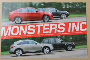 Original 2010 AUTOCAR BMW X6 v PORSCHE v RANGE ROVER v INFINITI FX5 Group Test - Picture 1 of 1