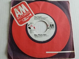 BOY MEETS GIRL - The Touch / Pieces 1985 SYNTH POP ROCK 7" (NM-) Canada press - Picture 1 of 2