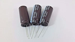 3 Nichicon Kondensator elektrolytisches Aluminium radiales Blei 1000uF 80V 105°C PJ(M) - Bild 1 von 4