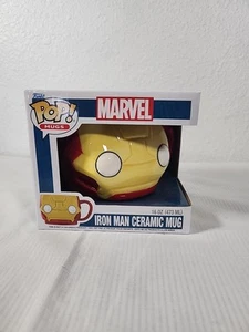 Funko POP Mugs Marvel Iron Man Ceramic Mug Walmart Exclusive New In Box - Picture 1 of 8