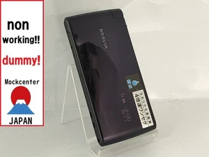 【Factice !】 Sony Ericsson S004 BRAVIA (couleur noir) au-japon téléphone portable qui ne fonctionne pas - Photo 1 sur 4
