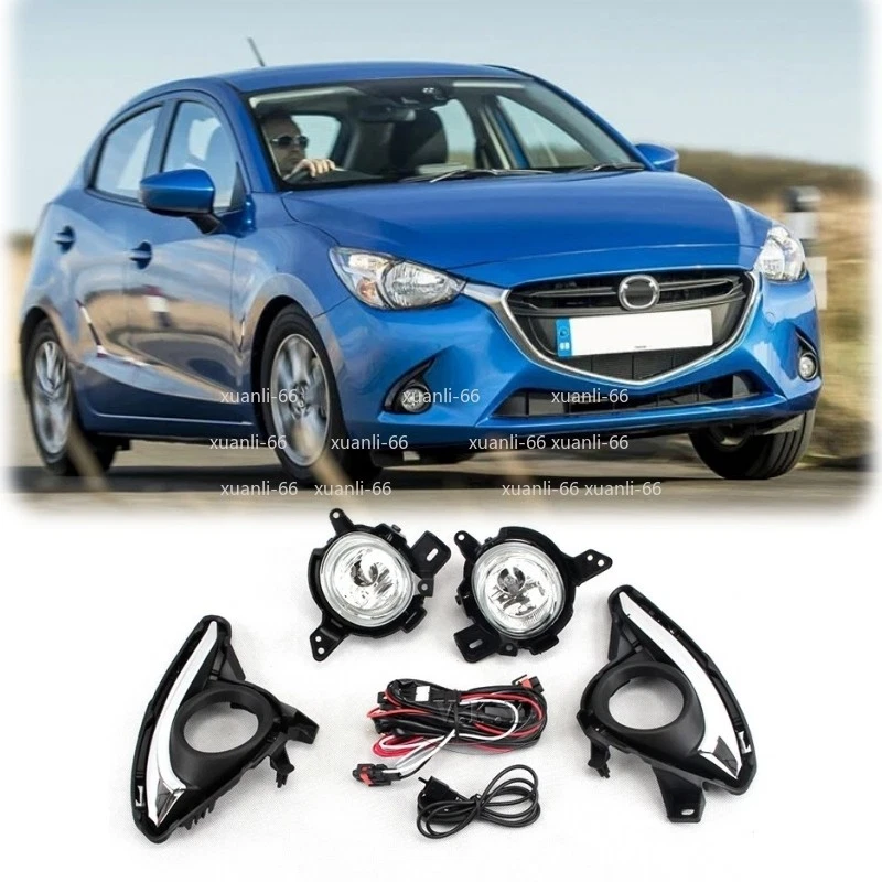 Kit de luces antiniebla de parachoques para Mazda 2 DJ 2014 ~ 2017 escotilla con cableado interruptor de bombilla/1 juego Foto 1 de 4