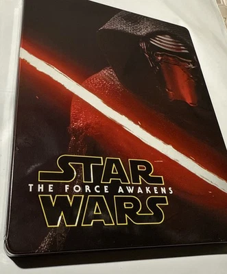 STAR WARS THE FORCE AWAKENS Best Buy Steelbook Case (Blu-ray+DVD 3-Disc Set)  - Image 1 of 4