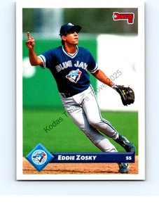Eddie Zosky #57 Toronto Blue Jays 1993 Donruss Very Good - Picture 1 of 2