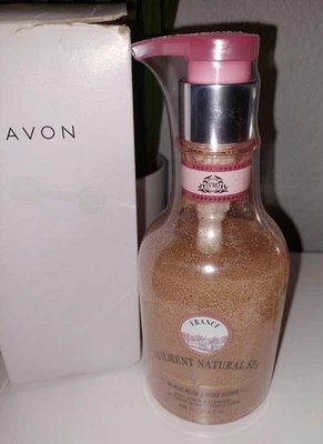 Veilment Natural Spa Body Scrub Black Rose - NEW & Sealed - Avon Cleanser Pink - Image 1 of 2