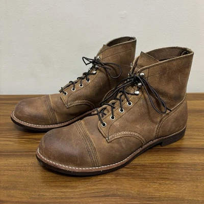 Red Wing Iron Ranger 8113 皮靴男式 12 D 码美国制造 — 第 1/4 张图片