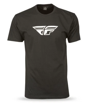 Fly Racing F-Wing Mens Short Sleeve T-Shirt Black - Image 1 of 2