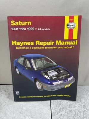 Haynes 87010 SATURN SERIE S todos los modelos 1991-1999 manual de reparación automática Foto 1 de 4