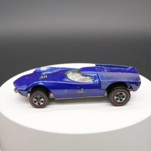 Hot Wheels Redline Vintage 1968 Turbofire blau Mattel USA Auto - Bild 1 von 13