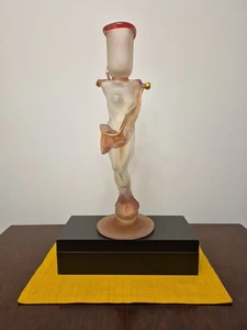 🔥Ion Tamaian Blown Art Glass Female Figure Bud Vase 🔥 Signed On Base - Picture 1 of 5