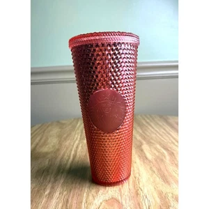 Starbucks 24oz Rose Gold Studded Tumbler - Limited Edition Cold Cup Holiday 2021 - Bild 1 von 5