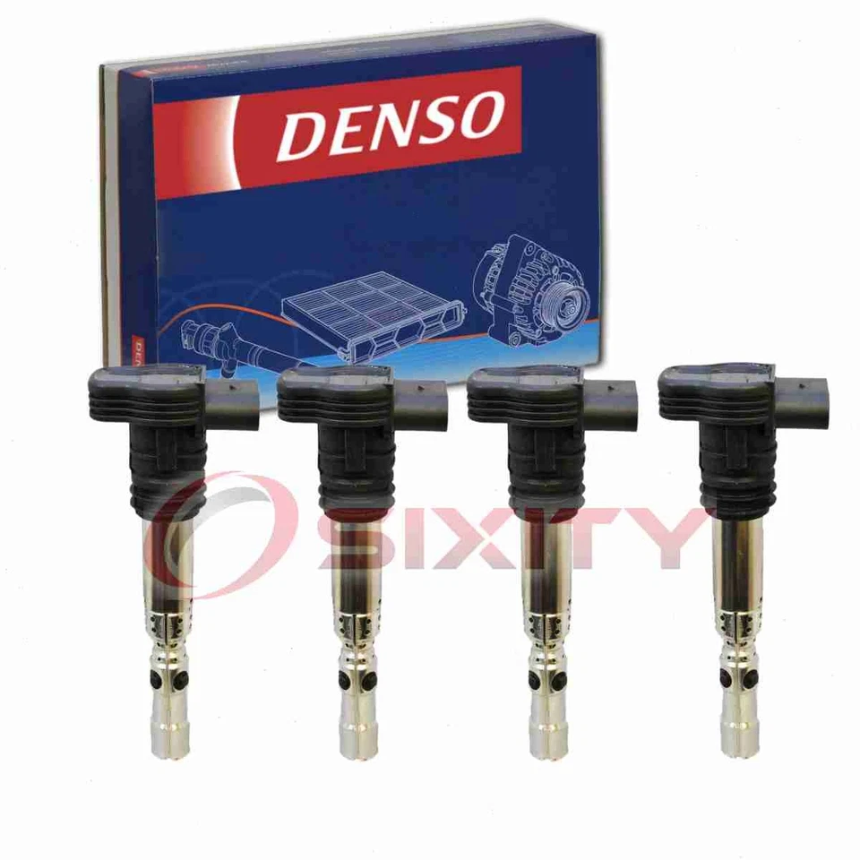 Bobinas de encendido directo Denso 4 piezas para Volkswagen Beetle 2001-2005 1,8 L L4 hf Foto 1 de 4