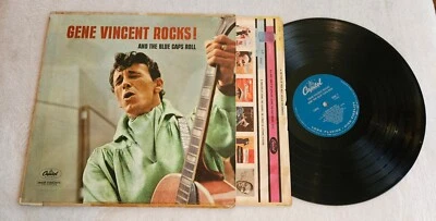 Gene Vincent Rocks & The Blue Caps Roll LP Capitol T970 Original 1958 Rockabilly - image 1 of 4