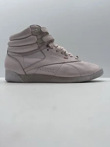 Reebok Classic Womens Hi Tops Sneakers Pink With Gold Accents Size US 7 - Picture 1 of 11