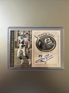 2018 Panini Gold Standard Football Zach Thomas Auto #RH-ZT Honor Roll Dolphins - Picture 1 of 3