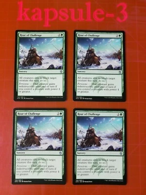 4x Roar of Challenge | Khans of Tarkir | MTG Magic Cards - Image 1 of 4