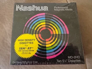 Nashua ND-2HD 5.25" Floppy Disks MS-DOS Format - Afbeelding 1 van 2