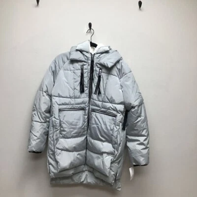 Bagatelle женщин парка Куртка Пальто серый полный молнии карманы воротник S новый - Изображение 1 из 4