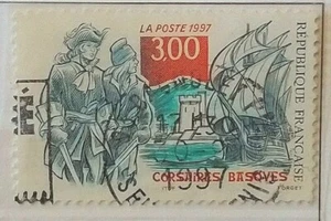 France Timbre N°3103 Corsaires Basques / Oblitéré / 1997 - Picture 1 of 1