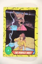 Teenage Mutant Ninja Turtles 1989 Trading Card #8 The Perfect Host ENG L012849