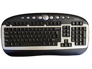 Belkin Wireless Keyboard F8E849KYBD NO DONGLE Vintage - Picture 1 of 6