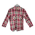 Vintage Big Mac Shirt Red Plaid Flannel Workwear Barn Lumberjack Mens Xl Heavy
