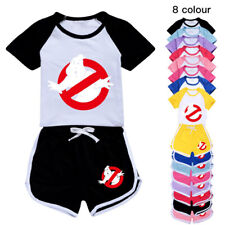 New children's short clothing Ghostbusters T-shirts and pants PJ sportswear