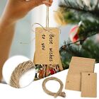 Rustic Kraft Paper Gift Tags 100 PCS Perfect for Scrapbooks and Decorating