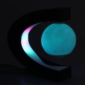 Levitating Moon Lamp ABS Floating Moon Night Light For Office Home Decoration AU