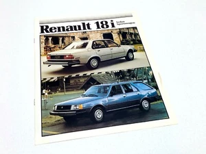 1983 Renault 18i Brochure - Picture 1 of 1