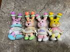 Lot de figurines lapins à thé jouet Kidsview Tomy Bunny pas de chapeaux si mignons ! Vintage années 1990