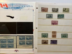 Lot of Old Misc Used Stamps from Canada - Picture 1 of 3