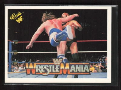 1990 Classic WWF Wrestlemania #85 Bad News Brown / "Hacksaw" Jim Duggan - Image 1 of 2