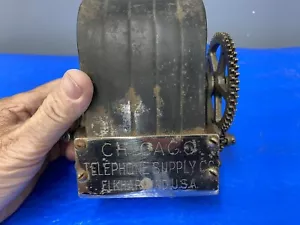 TAGGED CHICAGO TELEPHONE SUPPLY CO. ELKHART IND 5 BAR MAGNETO   B318 - Picture 1 of 7