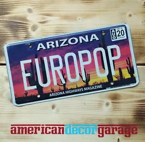 USA Nummernschild/Kennzeichen/license plate *Arizona Highays EUROPOP* - Bild 1 von 1
