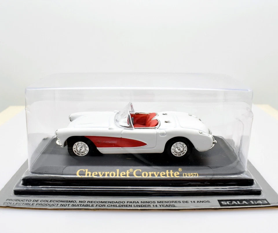 Modellini auto americane scala 1:43 Chevrolet corvette diecast modellismo asta v - Immagine 1 di 1