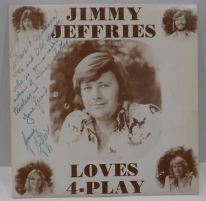 Jimmy Jeffries "Loves 4-Play" MTN Meadow Studios 4PA2903 Stereo VG+++++  SIGNED - Picture 1 of 6