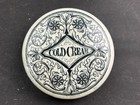 61167 Old Vintage Antique Ironstone Printed Pot Lid Face Cream Cold Arts Crafts