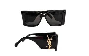 Gafas de sol Saint Black Laurent CAT EYE 54MM SL-Nuevas en caja - Imagen 1 de 7