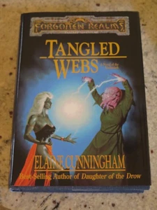 FORGOTTEN REALMS TANGLED WEBS HC HARDCOVER 1ST PRINT NOVEL ELAINE CUNNINGHAM - Bild 1 von 4