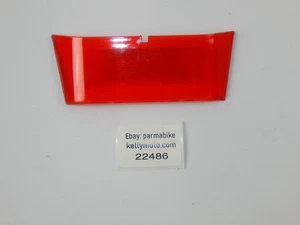 UNIVERSAL REAR FENDER LIGHT LENS RED UFO-267 TRAPEZOIDAL 112.60/98.33mm x 40.29m - Picture 1 of 13