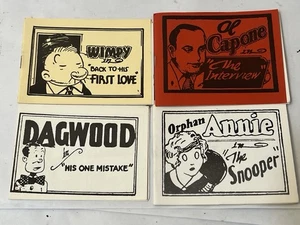 Rare 1930-40s Tijuana Bible Comics Adult Lot of 4 Al Capone Wimpy Annie Dagwood - Picture 1 of 1
