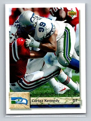 1992 Upper Deck - Cortez Kennedy #495 - Image 1 of 2
