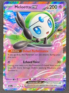Pokémon Meloetta ex 044/086 BLK Black Bolt NM - Picture 1 of 2