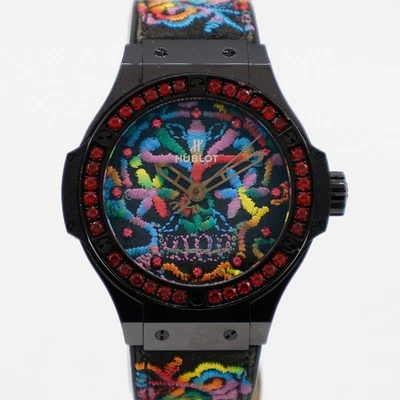 Calavera de azúcar Hublot Big Bang Broderie 41 mm cerámica negra 343.CS.6599.NR.1213 Foto 1 de 4