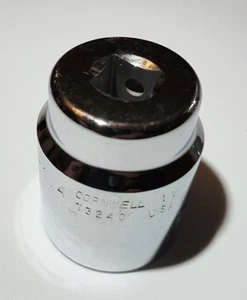 CORNWELL USA T3240 1/2 DRIVE 1-1/4 6 POINT CHROME SOCKET 🇺🇸 Made - Picture 1 of 4