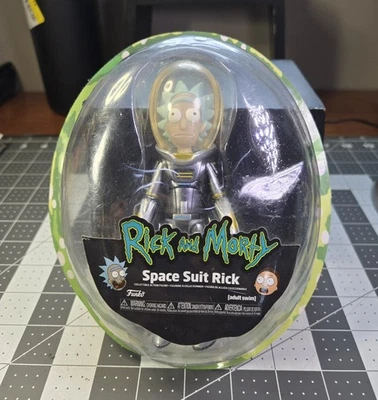 Figura de acción Funko Rick & Morty Metallic SPACE SUIT RICK (sin parte posterior de cartón) Foto 1 de 4
