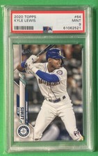 🔥📈 2020 Topps #64 Kyle Lewis Seattle Mariners PSA 9 Rookie RC