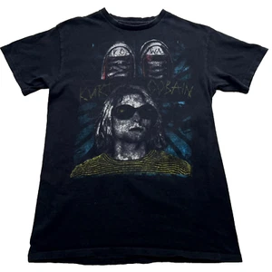 Kurt Cobain T-Shirt Girls Small Black Graphic Print Sunglasses Shoes Nirvana - Picture 1 of 7