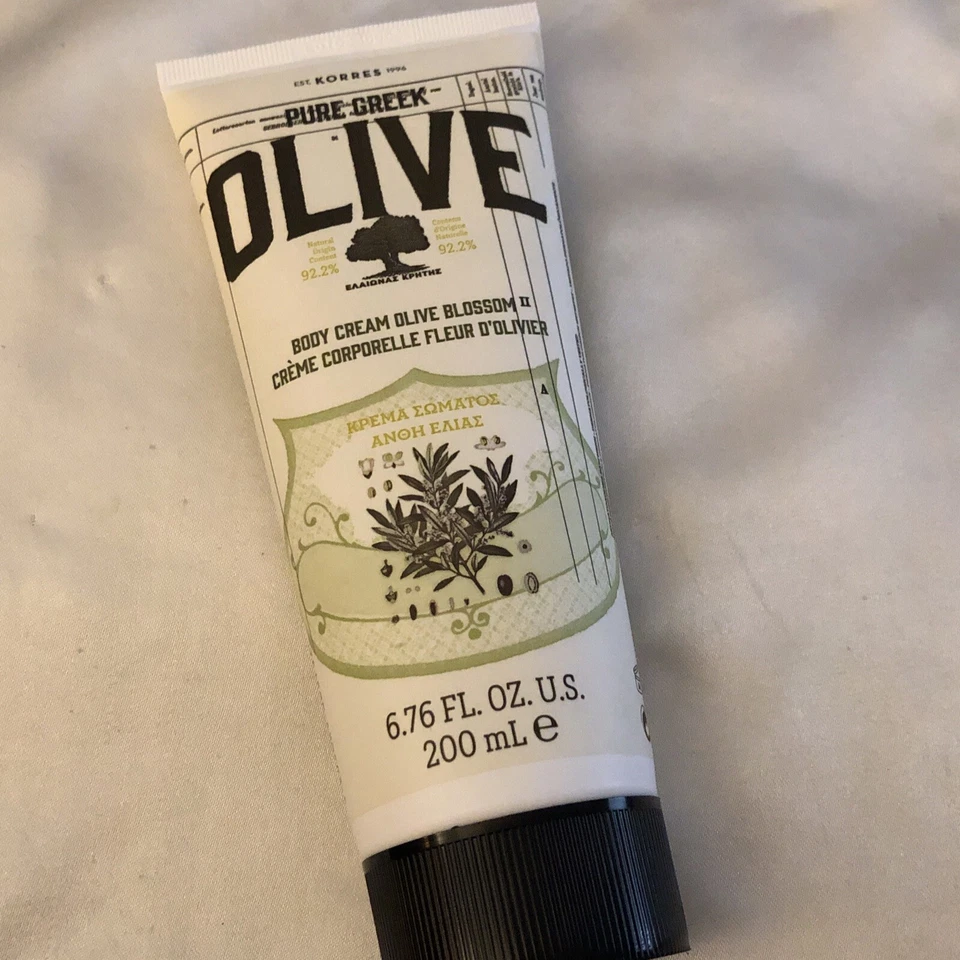 KORRES Pure Greek Olive Blossom Body Cream 6.76 Oz